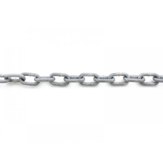 6mm Galvanised Steel Chain PRICE PER METRE