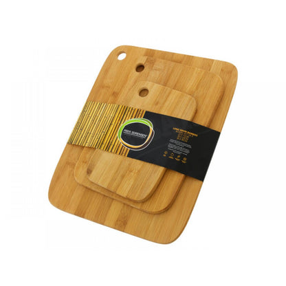 Bamboo Chopping Board Set Long Grain 3pc PEER SORENSEN