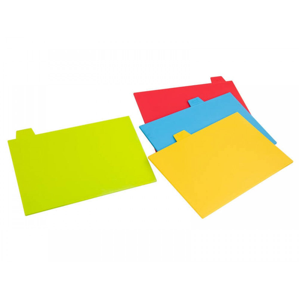 Kitchen Chopping Board & Stand Set - 4 Color Food Grade Boards