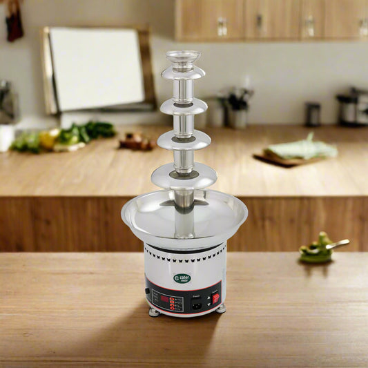 Commercial Chocolate Fountain - 5 Tier Stainless Steel