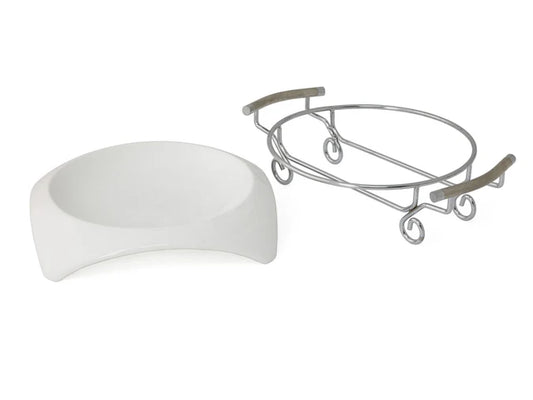 Ceramic 11.5" Serving Dish on Stand