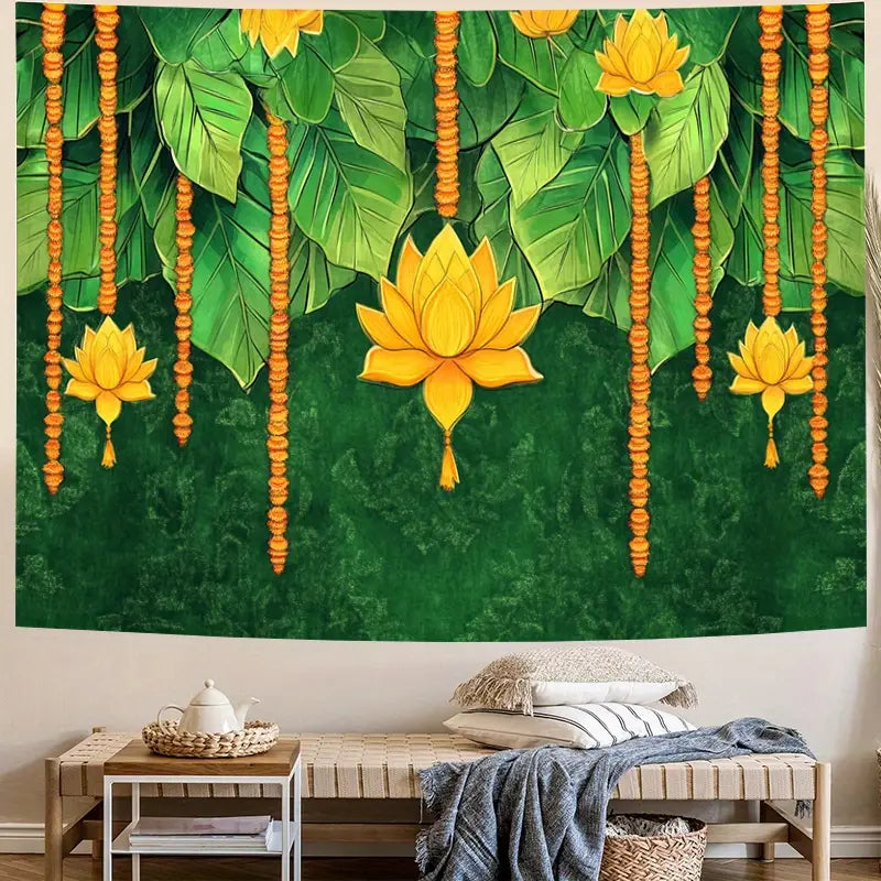 1pc Vibrant for Lotus Flower Garland Backdrop NO 7