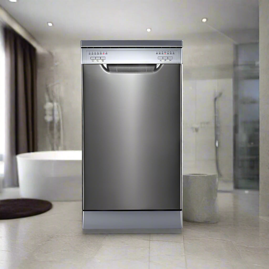 9 Place Setting Dishwasher - Stainless Steel - 45cm Wide - 6 Program MIDEA