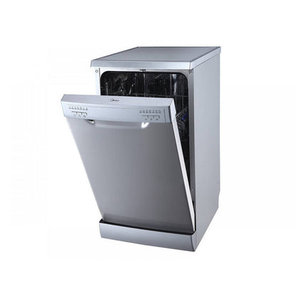 9 Place Setting Dishwasher - Stainless Steel - 45cm Wide - 6 Program MIDEA