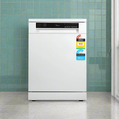 12 Place Dishwasher - Smart Home WIFI - 8 Programs - White MIDEA