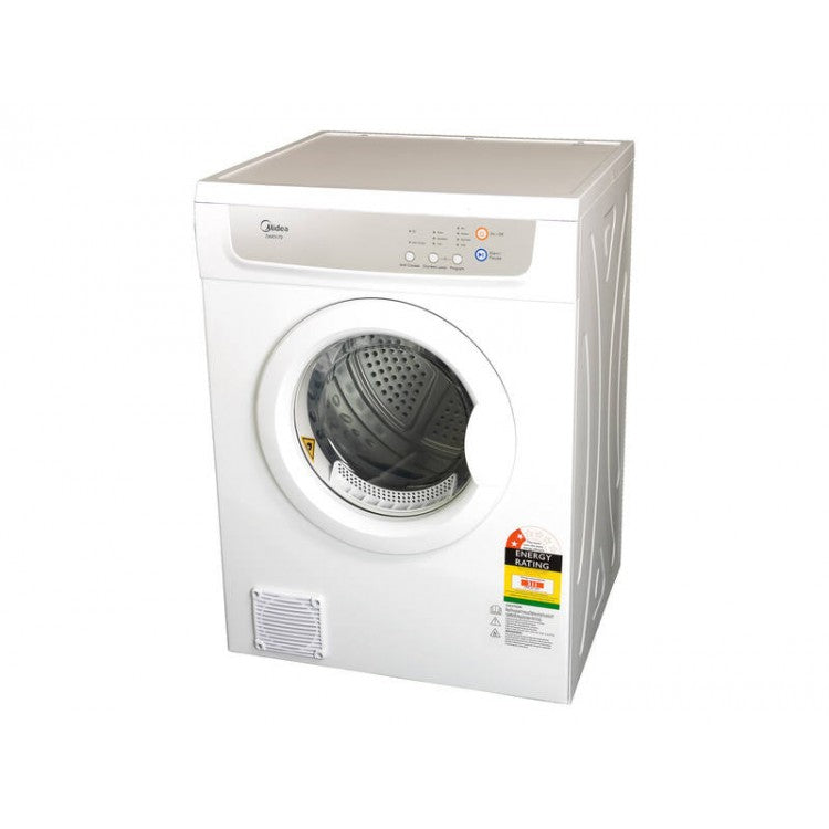 7kg Vented Tumble Dryer - 4 Programs - White MIDEA