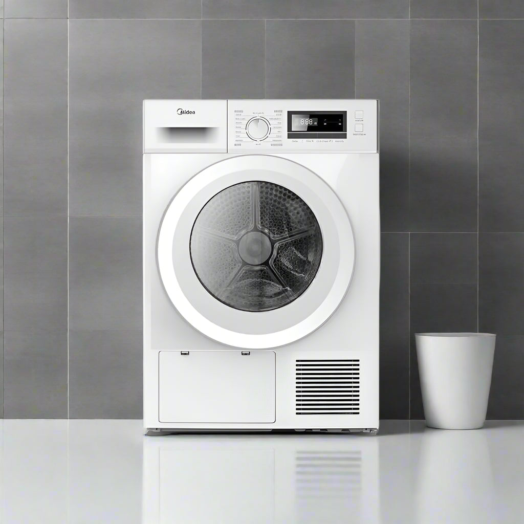 8kg Heat Pump Tumble Dryer - 7 Stars Energy Rating - White - MIDEA