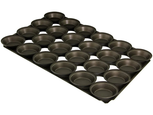 18" Pie Baking Tray - 20 Round (11x3cm) - Self Cutting - Teflon Coated Steel