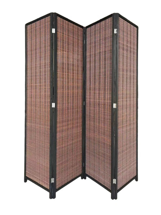 Room Divider Woven 4 Panel - 180cm x 180cm -A TOUCH OF CLASS