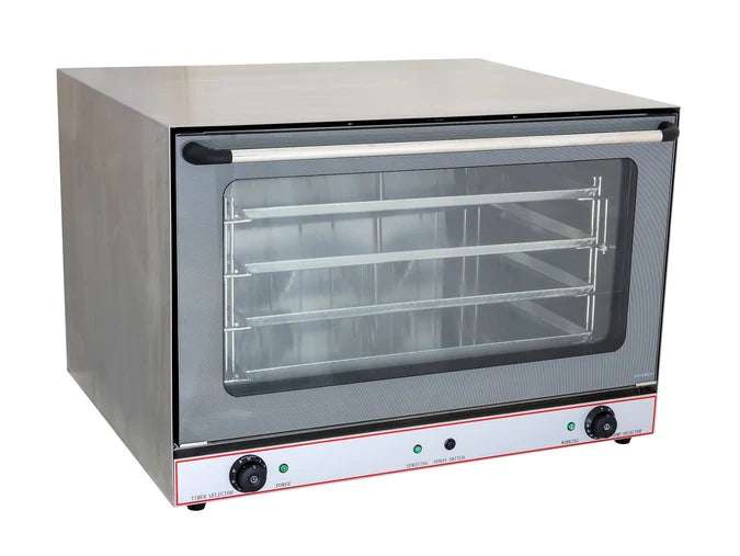 Stainless Steel Commercial Convection Oven 4 Shelf