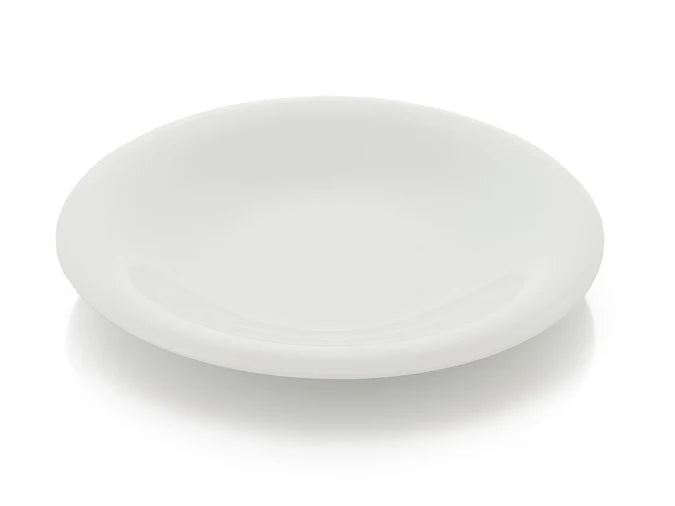 Large Serving Platter Round White Porcelain 34cm