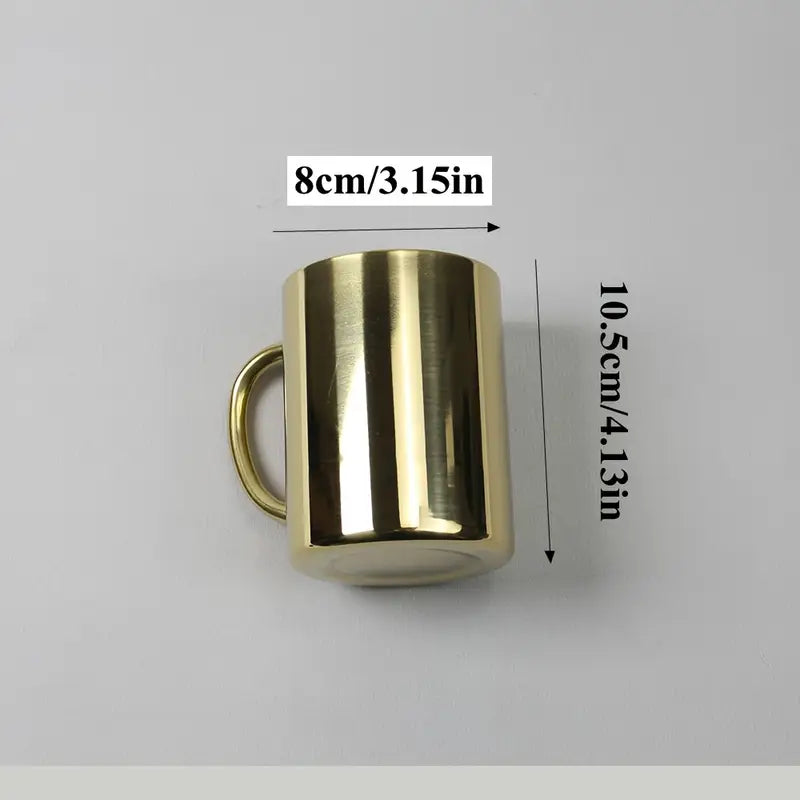 Stainless Steel Copper Plated Water Mug