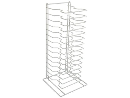 Stainless Steel Commercial Pizza Tray Stand - 14 Tier Rack