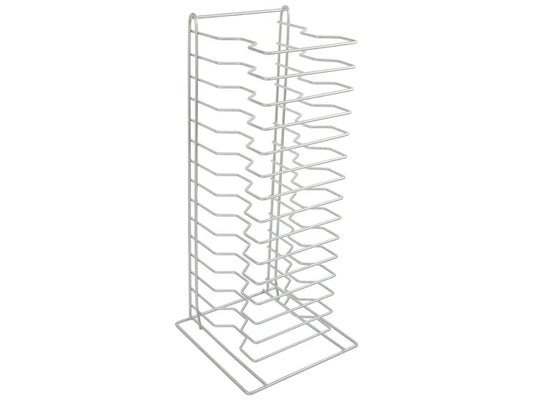 Stainless Steel Commercial Pizza Tray Stand - 14 Tier Rack