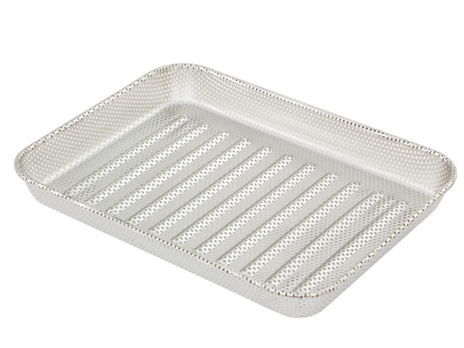 Stainless Steel Hot Food Cabinet Tray - 3 Piece Rack - 24cm x 18cm