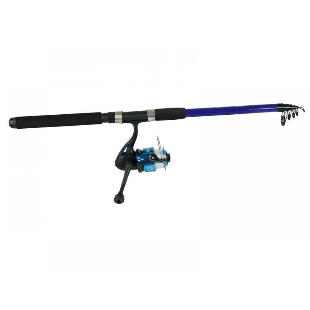 FISHTECH 10' Telescopic Spin Rod & Reel Combo - 3m Long