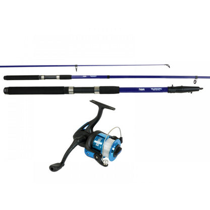 FISHTECH 10' Telescopic Spin Rod & Reel Combo - 3m Long
