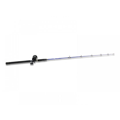 FISHTECH 6' Boat Rod & Reel Combo Set 25lb Nylon