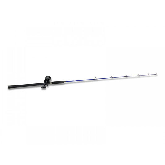 FISHTECH 6' Boat Rod & Reel Combo Set 25lb Nylon