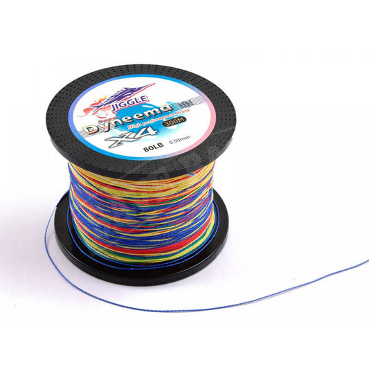 Dyneema Multi Colour Braid Fishing Line 300M 80LB
