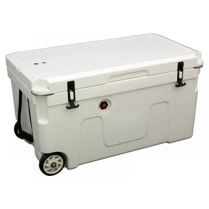 90L Chilly Bin Cooler Box + 2x Wheels, Heavy Duty Chillybin