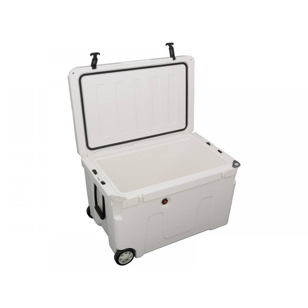 140L Chilly Bin Cooler Box + 2x Wheels, Heavy Duty Chillybin
