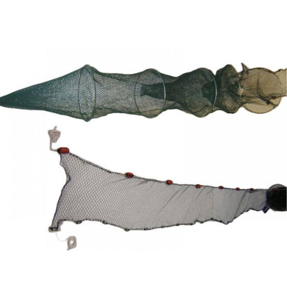 Eel Fyke Net Fish Trap 4.3M with Floats & Weights