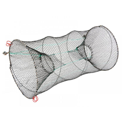 78cm Eel Net Trap - Collapsible Crayfish Shrimp Crab Lobster Pot - Fish Traps