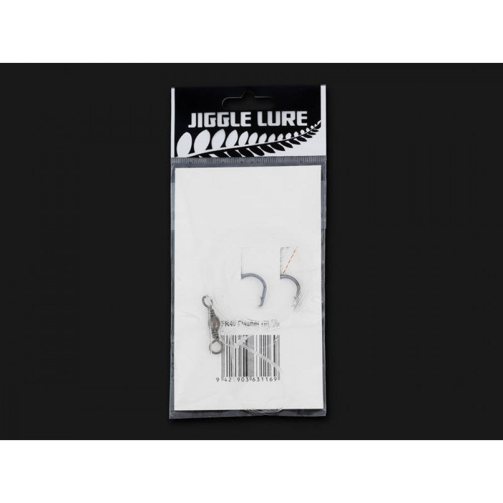 Flasher Rig Size 4/0 2x Fishing Hooks 40lbs RED/GREEN