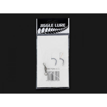 Flasher Rig Size 4/0 2x Fishing Hooks 40lbs RED/GREEN