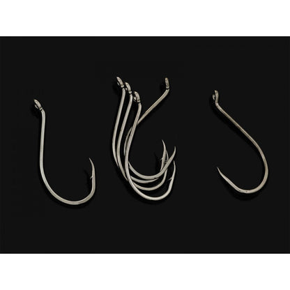 Fishing Hooks Black Beak Size 10/0 6Pcs