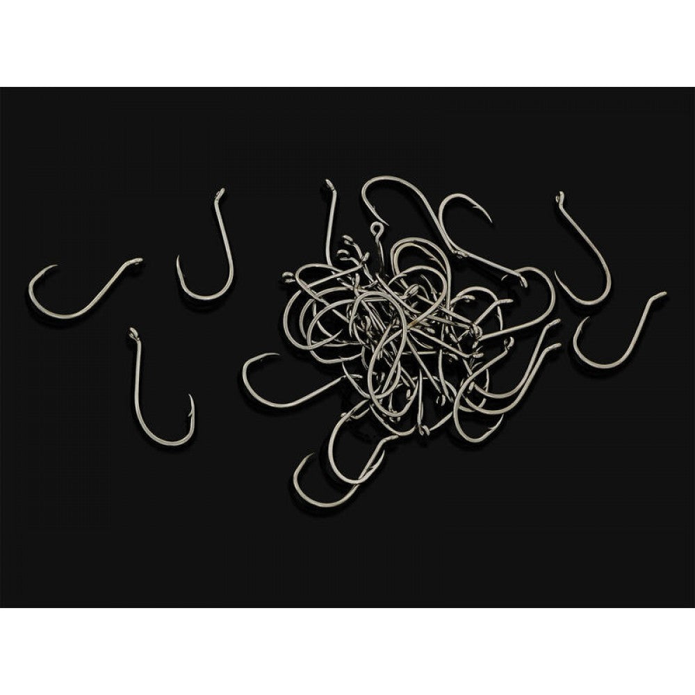 Fishing Hooks Black Beak Size 2/0 43Pcs