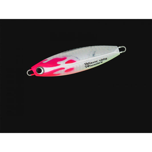 100g Wave Hunter Fishing Jig Metal Lure 85mm - RED