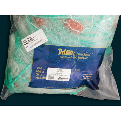 15m Piper / Bait Set Net | 0.28 Mono 1 1/4" Inch - 100MD - Lead Line