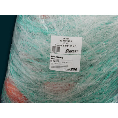 40m Rig & Elephant Fish Net | 0.60 Mono 6 1/4" Inch - 15MD