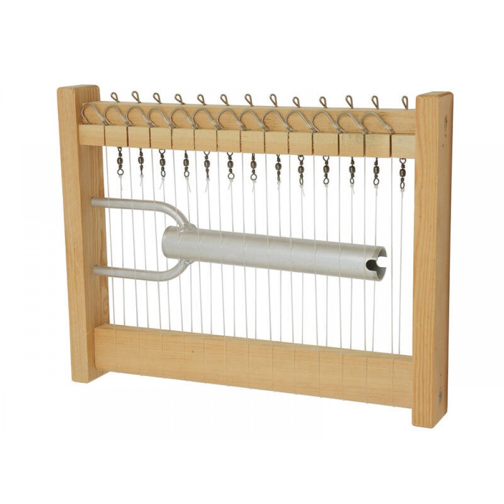 Long Line Fishing Set for Kayaks & Boats - 13 Hooks on Pre-Rigged Traces