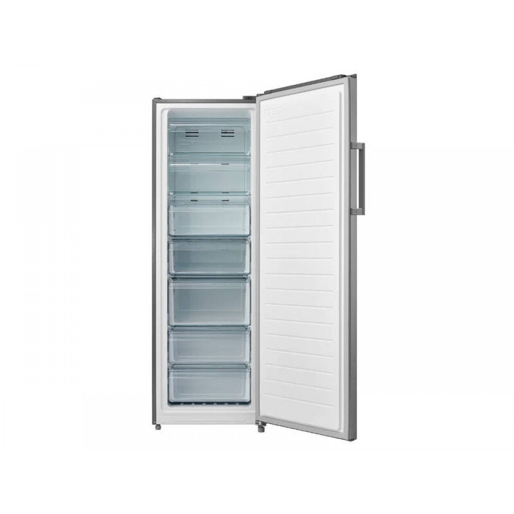 238L Upright Fridge / Freezer - Dual Mode - Stainless Steel - MIDEA