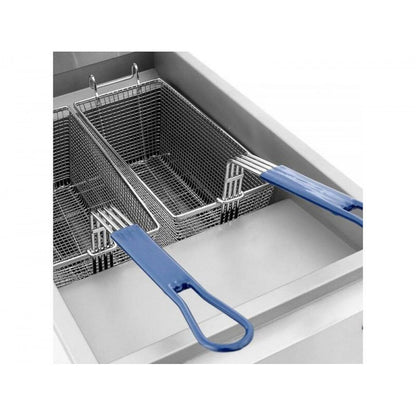 26L Freestanding Deep Fryer - LPG Gas - 3 Tube - Single Vat + 2 Baskets