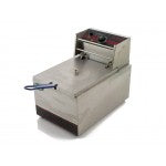 8L Deep Fryer 2.4kW Electric - Commercial Benchtop Single Vat + Frying Basket