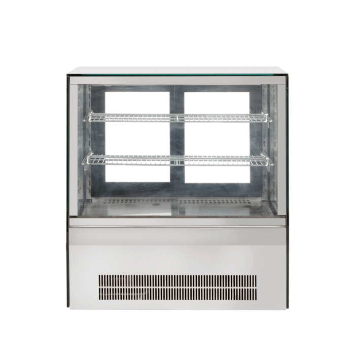 Bonvue counter top square glass cold food display - GN-660RT