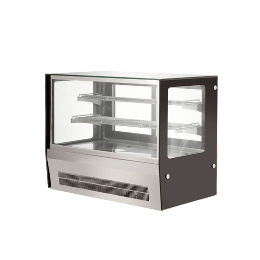 Bonvue Counter top square glass cold food display - GN-900RT