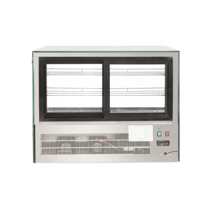 Bonvue Counter top square glass cold food display - GN-900RT