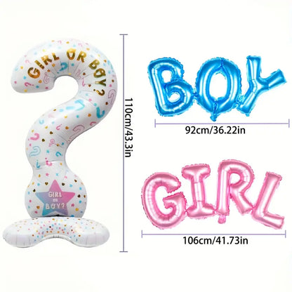 3pcs Gender Reveal Party Balloons