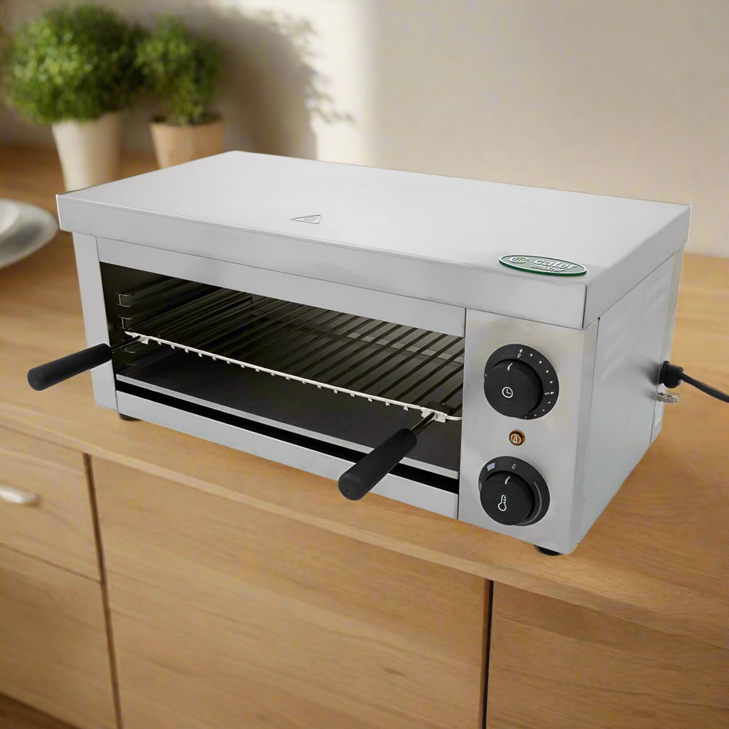 Salamander Grill 2kW Single Rack Commercial Toaster with Timer 605mm Wide