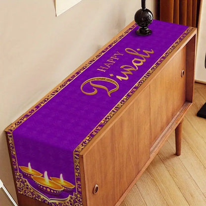1pc 33.02x182.88 cm Diwali Table Runner