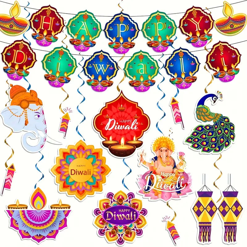 37pcs, Party banners