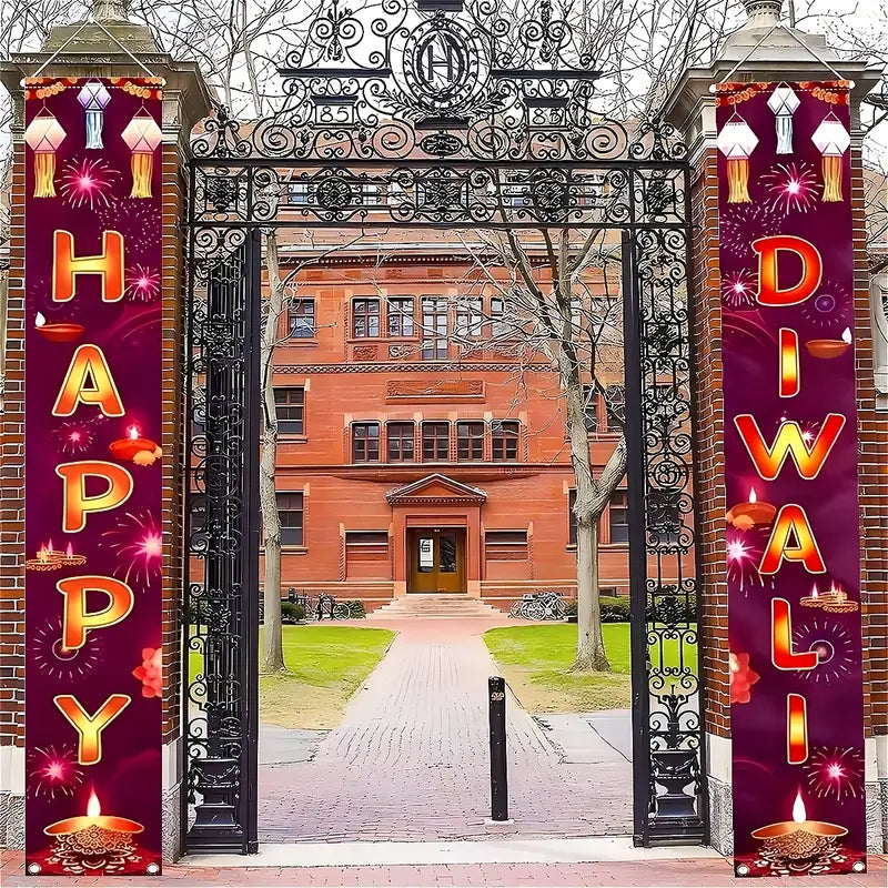 2pcs Joyful Diwali Door Couplets No-30