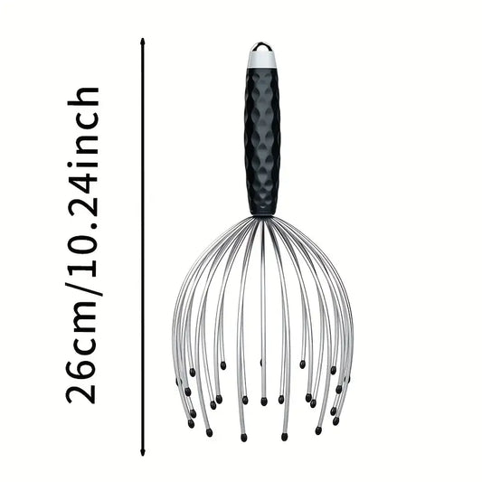 An octopus head massager