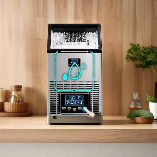 55kg Commercial Ice Cube Maker Ice Machine