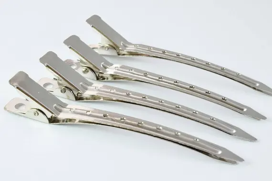 Hair Clips Metallic Large 100pcs